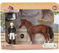 Collecta 84244 Cavalière de concours avec cheval et accessoires Accessoires pour chevaux Nouveauté 2024