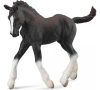 Collecta 88583 Poulain Shire noir 10 cm Le monde des chevaux