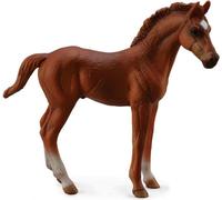 Collecta 88671 Poulain pur-sang debout brun 10 cm Le monde des chevaux