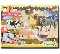 COLLECTA Calendrier de l'Avent - ferme et chevaux
