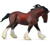 COLLECTA Cheval Clydesdale - marron