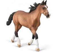 CollectA Figurine de cheval Standardbred Pacer (bai) - Peinte à la main, réaliste 3+