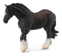 Collecta chevaux : Jument Shire 17 cm noir Noir G