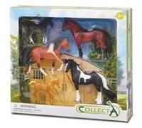 Collecta chevaux : set de jeu dans coffret cadeau à 5 pièces Multicolore G