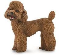 Collecta chien Caniche junior 4,2 cm brun caoutchouc Marron G