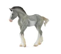 CollectA Clydesdale Foal, Black Sabino Roan