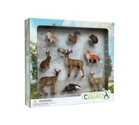CollectA Coffret cadeau de figurines d'animaux des bois à collectionner pour les