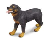 Figurine Chien Rottweiler - Peinte à la main - 9.8 x 3 x 7.5 cm