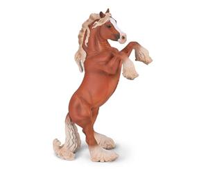 Collecta Deqube 90180054 - Jument Gypsy Vanner Châtaigne - Figurine à Collectionner Cheval - Échelle 1:12 - +3