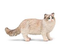 Collecta Deqube 90180059 Chat Ragdoll Figurine de Collection Animal de Compagnie Taille M +3