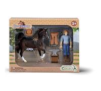 Collecta Deqube 90184277 - Forgeron avec Cheval et Accessoires - Figurine à Collectionner - Articulée - +3