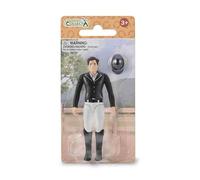 Collecta Deqube 90184279 - Cavalier Professionnel avec Casque d'équitation - Figurine à Collectionner - Articulée - +3