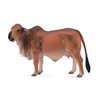 Collecta - Vache Brahman Rouge - Figurine à Collectionner - Taille L - (Deqube 90188600)