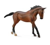 Collecta - Figurine jument pur-sang Deluxe bai - Échelle 1:12 - Marron - Enfants