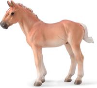 Figurine Cheval : Poulain Noriker Flaxen Alezan