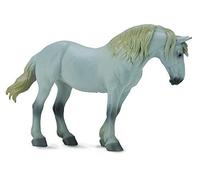 Collecta Horses Grey Percheron Mare Vinyl Toy Animal Toy