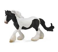 Collecta Figurine Cheval – Jument Tinker (Gypsy Mare) pie noir et blanc