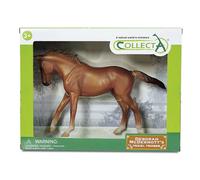 Collecta Pur-sang Brun Boîte à Chevaux 1:12 Figurine Deluxe