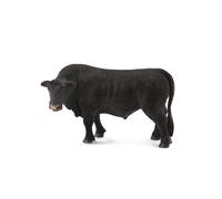 CollectA Réplique d'animal réaliste Figurine de taureau Angus noir de grande tai