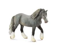 CollectA Réplique d'animal réaliste Shire Horse, figurine de poulain extra large