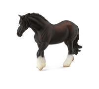 CollectA Réplique d'animal réaliste Shire Horse, figurine de poulain extra large