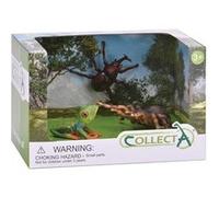 Collecta set de jeu : grenouille, araignée et scarabée vert/brun G