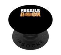 Collecte de Roches Geologue Fossil Hunter Funny Fossiles Rock PopSockets PopGrip Adhésif