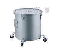 Collecte Huile et Graisse Usagées Avec Roulettes Capacité 30L Polyvalent