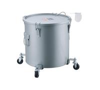 Collecte Huile et Graisse Usagées Avec Roulettes Capacité 37,8L Avec Sac Filtrant