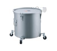 Collecte Huile et Graisse Usagées Avec Roulettes Capacité 60,5L Bonne Etanchéité