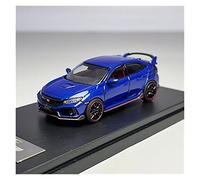 collecter des véhicules 1:64 pour Honda Civic FK8 Type R JDM Alliage moulé sous Pression modèle de Voiture Miniature Affichage de Voiture modèle de Voiture (Couleur : Bleu)
