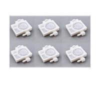 Collecteur Adaptateur de tête d'impression XP600 DTF, Convient pour Amortisseur d'encre unidirectionnel personnalisé, adapté for Epson L18050 18100 L8050 ET8550 ET8500 L8180 L8160(6 Dampers Only)