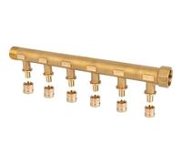 Collecteur avec départs à glissement - 6 sorties - Ø 12 mm - MF 3/4” - PB tub