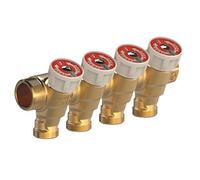 Collecteur avec Robinet d'Arrêt pour eau sanitaire - R585C - 2 Sorties 3/4 MF 1/2