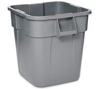 Collecteur BRUTE 106 litres, carré, en PP, gris