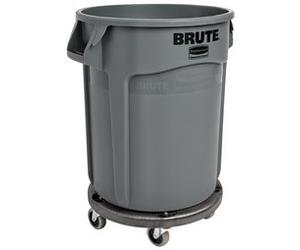 Collecteur BRUTE 75,7 litres, en PP, gris
