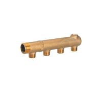 Collecteur chauffage avec purge entrée M 26x34 6 départs M 15x21