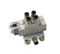 Collecteur combiné multivoies SY5120 Électrovanne pneumatique Contrôle de vérin Collecteur SY5120-5LZD-01 SY5120-6LZD-01(6 Stations)