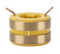 Collecteur conducteur en laiton à bague collectrice 2 voies 22 mm ID 38 mm OD pour générateur d'essence 168F Structure stable et durable Installation facile Conductivité thermique