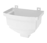 Collecteur D’eau de Pluie PVC Décoratif pour Villa, Installation Facile | Forme Courbée, Blanc, Étanche, Empêche L’accumulation, pour Systèmes de Collecte des Eaux Pluviales