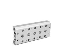 Collecteur de base pour électrovanne Collecteur adapté aux électrovannes pneumatiques 4V110, 4V210, 4V310 et 4V410. Plaque de base d'échappement avec joint et vis.(14F,300M)