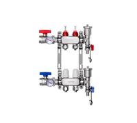 Collecteur de Chauffage Radiant 2 Branches Pour Radiante Hydronique Tubes PEX 1,27cm
