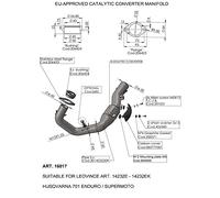 COLLECTEUR DE CONVERTISSEUR CATALYTIQUE SBK APPROUVÉ PAR L'UE