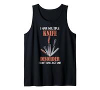 Collecteur de Couteaux Humour Multiple Knife Disorder Collection Débardeur