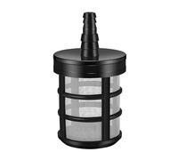 Collecteur de débris pour tuyaux - Filtre à sédiments pour Conduite d'eau de Jardin, Siphon en Ligne | Boîtier en Plastique Durable, Insert à Mailles Fines, à Connexion Rapide avec Joint pour
