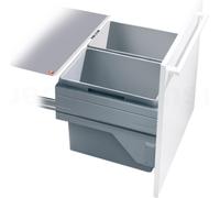 Collecteur de déchets Hailo 3610621 CS Slide Euro-Cargo-S 2x 30 litres
