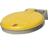 VAR Support pour sacs poubelle WSK 120 mural, couvercle en plastique jaune Var Quantité:1