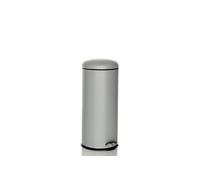 Collecteur de déchets / poubelle à pédale CLEAN VIII 30L acier gris