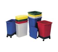 Collecteur de déchets / poubelles de tri 90 l H600xl485xP510mm PE vert GRAF Quantité:1