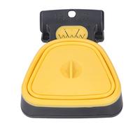 Collecteur de Déchets pour Chien Pelle à Caca Portable en ABS pour la Marche du Chien (Jaune)